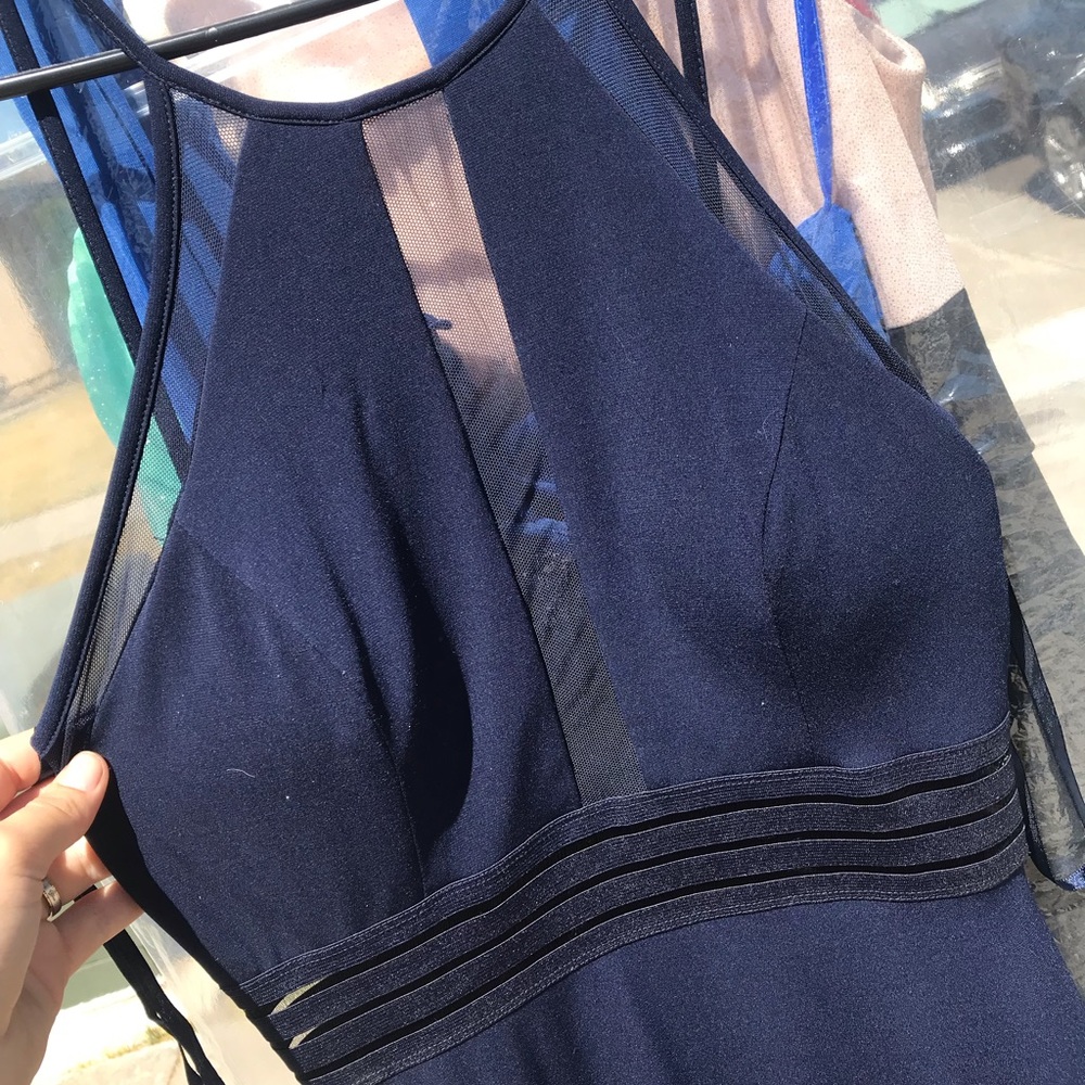 Navy blue dress